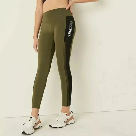 Vs PINK high waist 7/8 LEGGING WITH MESH-small like new - Picture 2 of 9